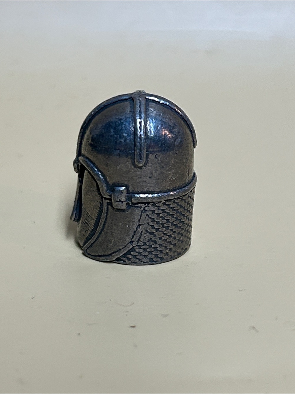 Pewter Thimble Coppergate York Museum Miniature Anglo Saxon Helmet by Westair - Picture 4 of 5